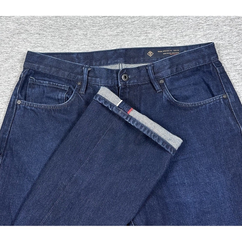 Roark Revival Jeans Mens Size 36x30 Blue Selvedge Denim HWY 128 Straight Fit